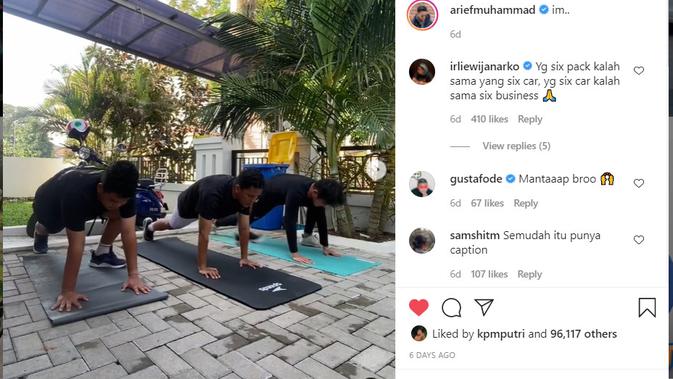Getol Olahraga Berat Badan Arief Muhammad Turun 2 Kilogram Dalam Dua Minggu Health Liputan6 Com
