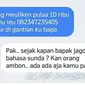 6 Chat Balasan untuk Penipu Minta Pulsa Ini Bikin Ketawa Nyengir (sumber: Instagram.com/mariozanetti)