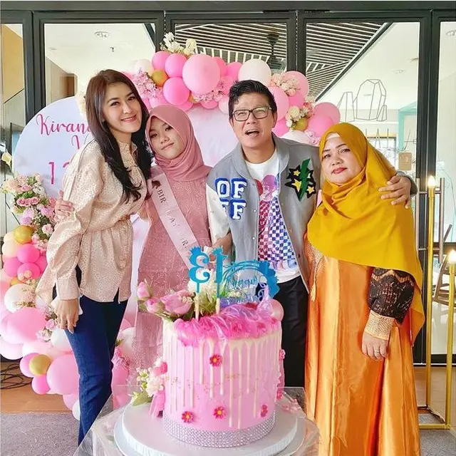 6 Momen Andika Mahesa dan Mantan Istri Rayakan Ulang Tahun Anak, Kompak Banget