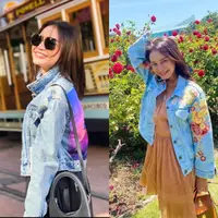 Rossa saat ini tengah berlibur ke Amerika bersama putra semata wayangnya. Sudah berusia 43 tahun, OOTD liburan Rossa dipuji menawan bak anak muda. (Instagram/itsrossa910).