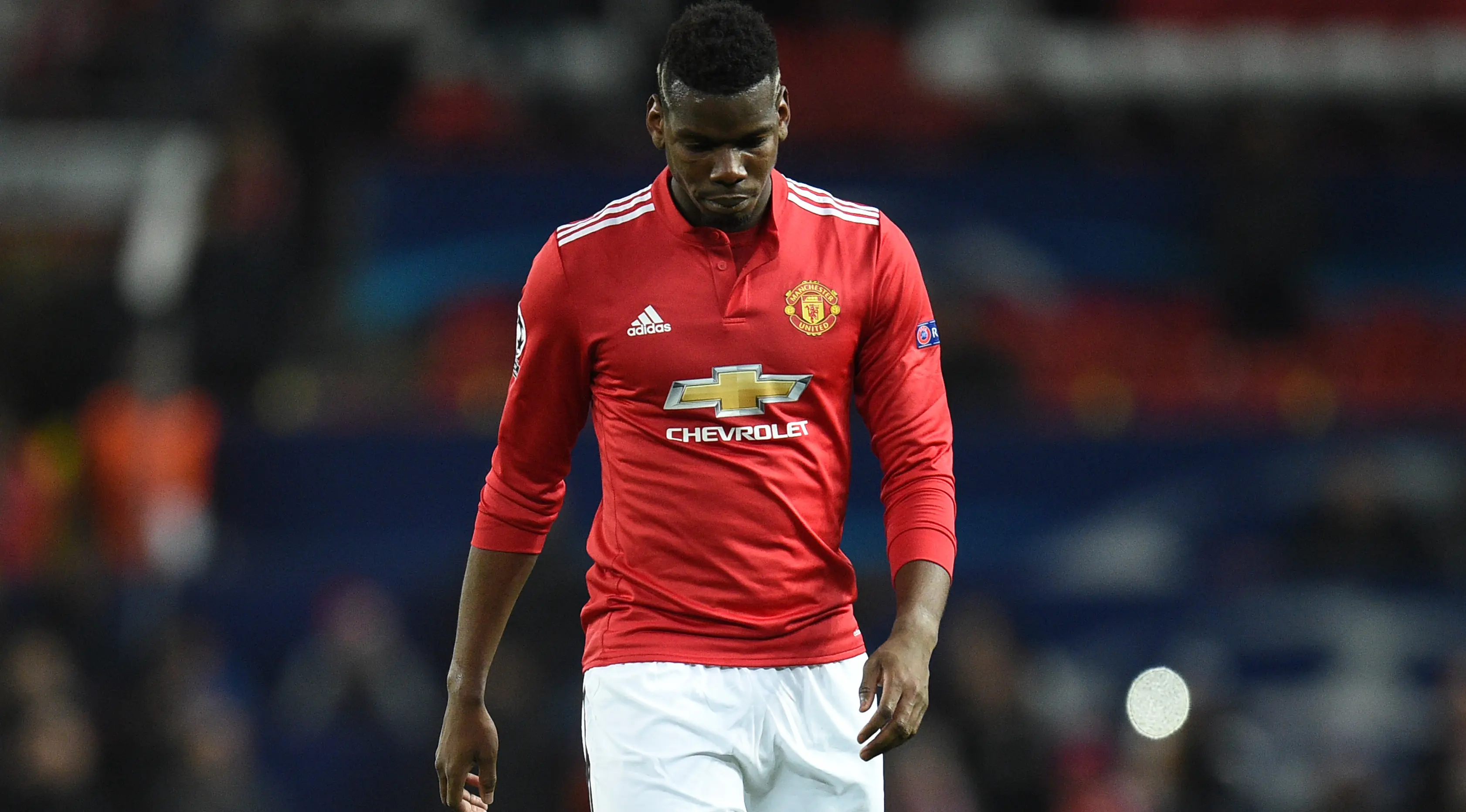 Gelandang Manchester United Paul Pogba (Oli SCARFF/AFP)