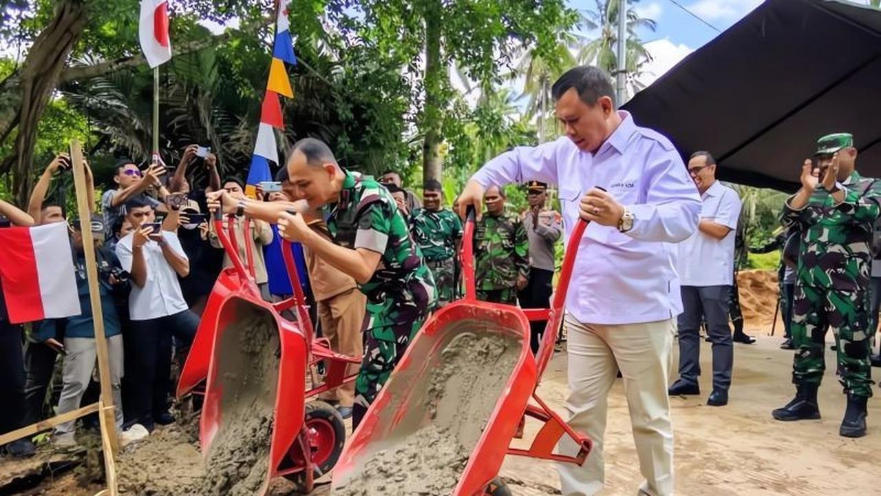 Korem 181/PVT Bangun Jembatan Garuda Sorong Tahap IV, Perkuat Konektivitas Wilayah