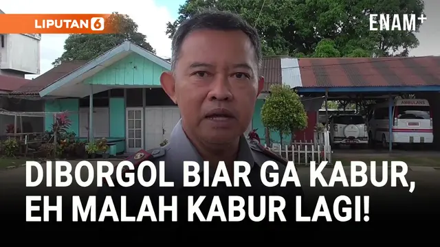 VIDEO: Tangan & Kaki Terborgol, Napi Lapas Kelas II B Merauke Berhasil Kabur!