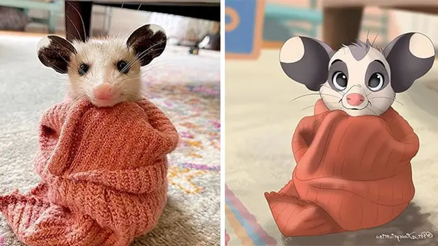 Potret 6 Hewan Peliharaan Ini Mirip Karakter Disney, Bikin Gemas