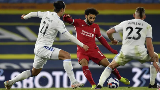 FOTO: Liverpool Ditahan Imbang Leeds United 1-1