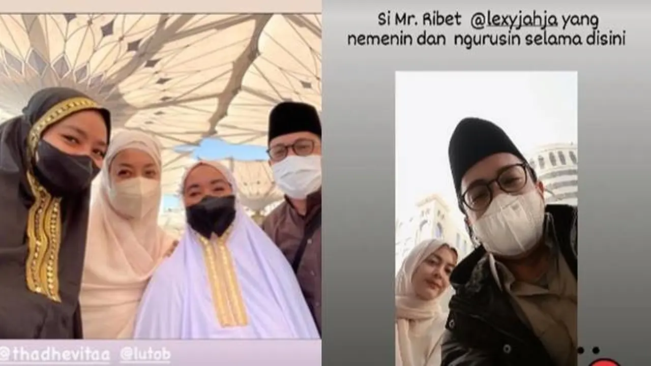 Tampil Berhijab, Ini 5 Potret Lulu Tobing yang Kini Jalani Umrah