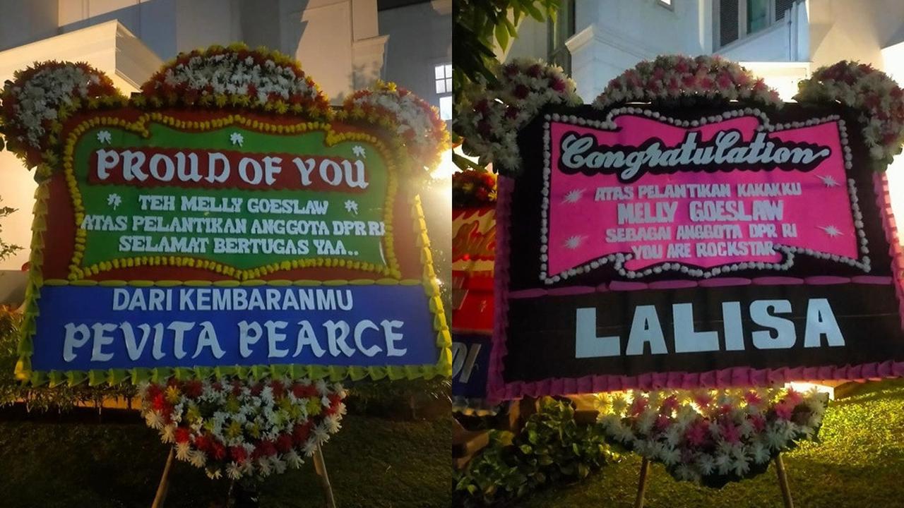 Jadi Anggota DPR, Melly Goeslaw Dapat Karangan Bunga Ucapan Selamat dari 'Gong Yoo - Shah Rukh Khan'