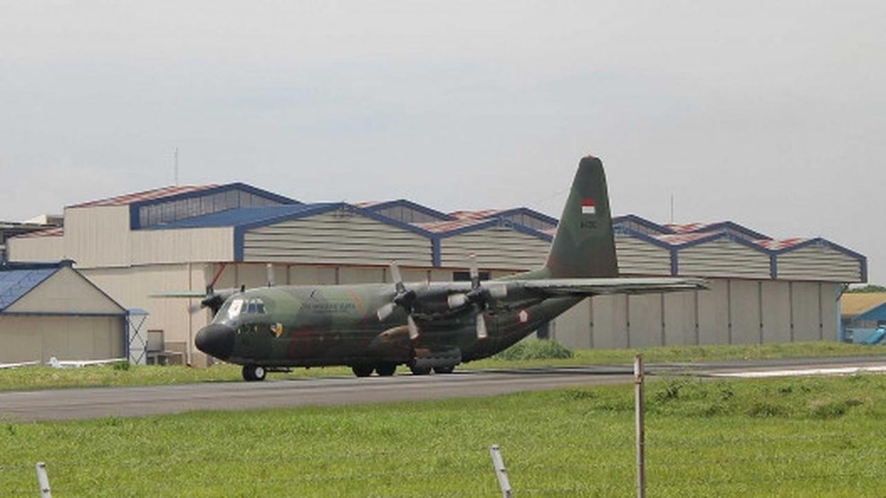 Ini Hercules A-1310 yang jatuh di Medan saat masih eksis