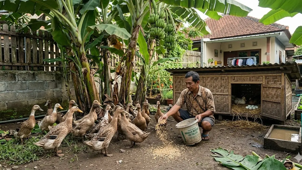 9 Ternak Mini di Bawah Pohon Pisang, Mengoptimalkan Lahan