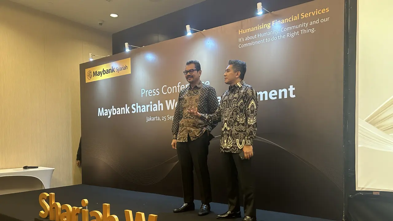 PT Maybank Indonesia Tbk (BNII) melalui Unit Usaha Syariah (UUS) telah resmi meluncurkan Maybank Shariah Wealth Management (MySWM), Senin (25/9/2023). (Foto: Liputan6.com/Elga N)
