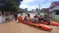 Banjir&nbsp;merendam pemukiman warga di&nbsp;Bandar Lampung, Jumat 12 April 2024. (Foto: BPBD Kota Bandar Lampung)