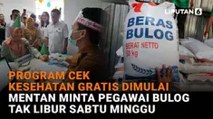 Mulai dari program cek kesehatan gratis dimulai hingga Mentan minta pegawai bulog tak libur Sabtu Minggu di News Flash Liputan6.com.