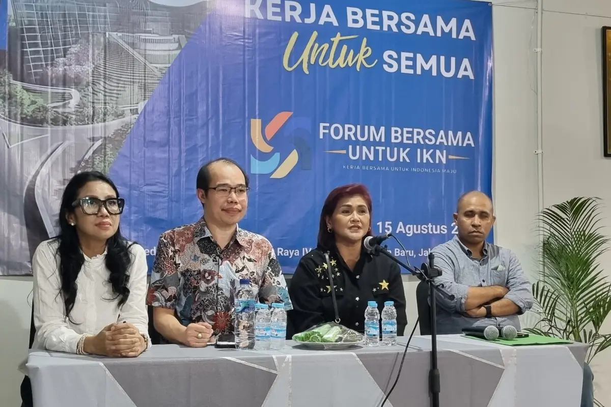 Konferensi pers Forum Bersama untuk IKN (ForsaIKN) di Jakarta, Kamis,15 Agustus (ist)