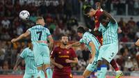 Duel antara AS Roma kontra Atalanta dalam lanjutan Serie A 2022/2023 di Stadion Olimpico, Minggu (18/9/2022) malam WIB. (AP Photo/Andrew Medichini)