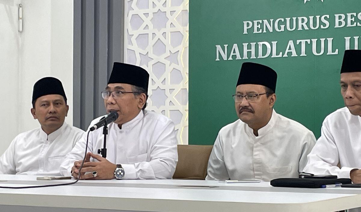 Gus Yahya lantas berkelakar agar jangan kaget apabila menteri di kabinet selanjutnya merupakan tokoh NU semua.<br>