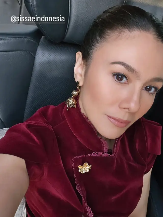 Wulan Guritno saat Hadir di Upacara Kemerdekaan RI ke-80. [@wulanguritno]