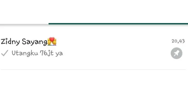5 Chat Punya Utang ke Pacar Ini Bikin Tepuk Jidat