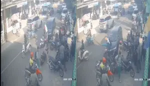 Detik-Detik Avanza Tabrak 7 Motor Penjemput Pelajar MTsN di Bandar Lampung