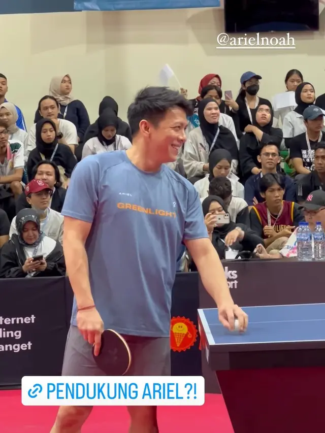 Ariel dan Dikta Pingpong