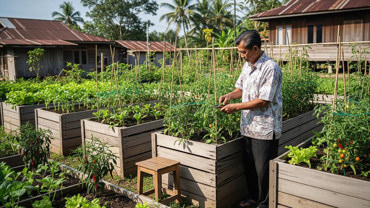 Ide Kebun Sayur Mudah Dirawat untuk Usia 60 Tahun, Ini Metode dan Pilihan Sayurnya