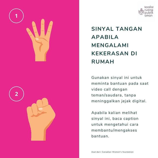 <span>Sinyal Tangan/dok. Instagram @Hollaback! Jakarta</span>