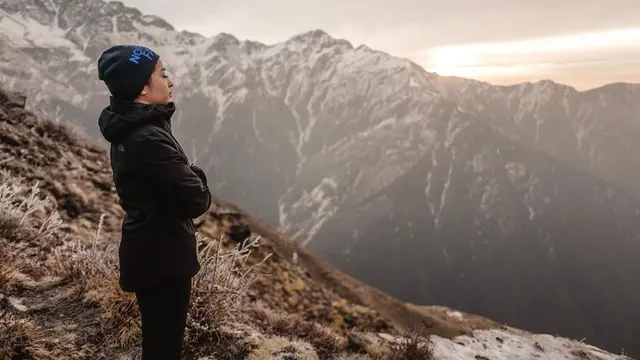 Potret perjuangan Nikita Willy mencapai Annapurna, Himalaya, Nepal