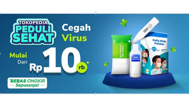 Bentengi Tubuh di Musim Pancaroba dari Virus dengan Pilihan Produk Tokopedia!