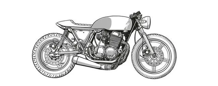 Cafe Racer Днепр чертежи