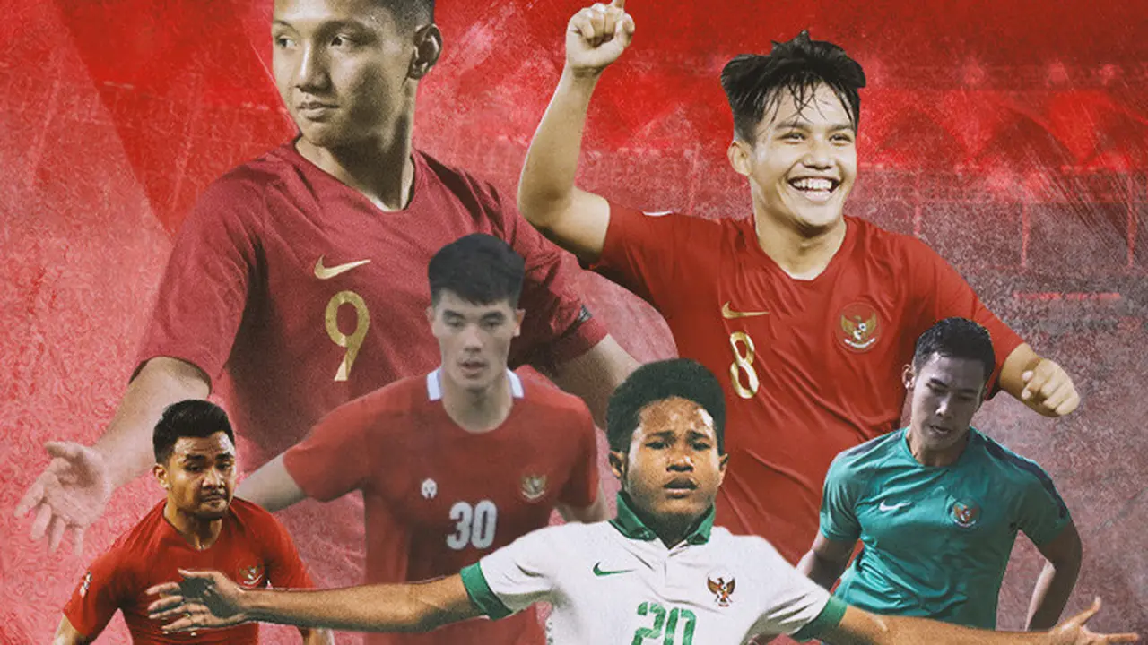 Timnas Indonesia - Ilustrasi Elkan Baggott, Bagus Kahfi, Ryuji Utomo, Asnawi Mangkualam, Syahrian Abimanyu, Witan Sulaeman