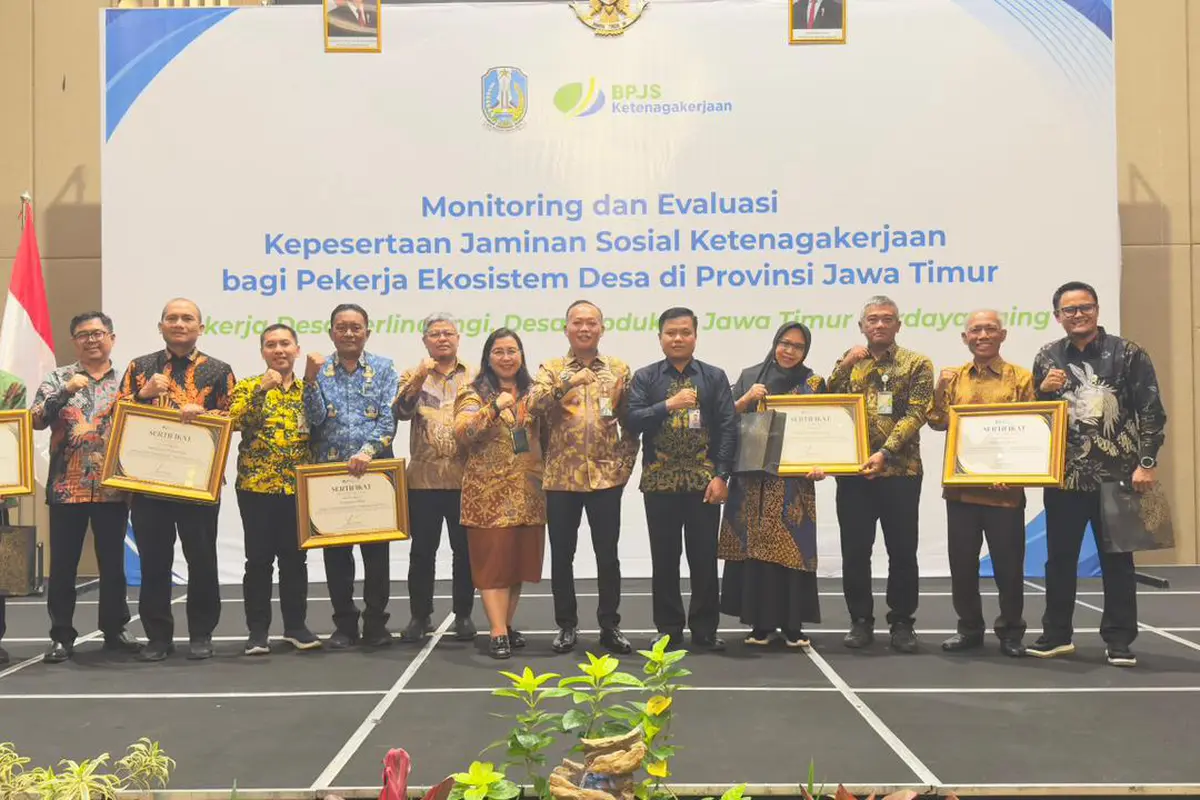 Kolaborasi BPJS Ketenagakerjaan dan Dinas PMD Jatim Dorong Keberlanjutan Jaminan Sosial Pekerja Desa