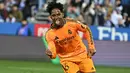 Pada menit ke-25, Endrick berhasil menggandakan keunggulan Real Madrid atas Leganes. (JAVIER SORIANO/AFP)