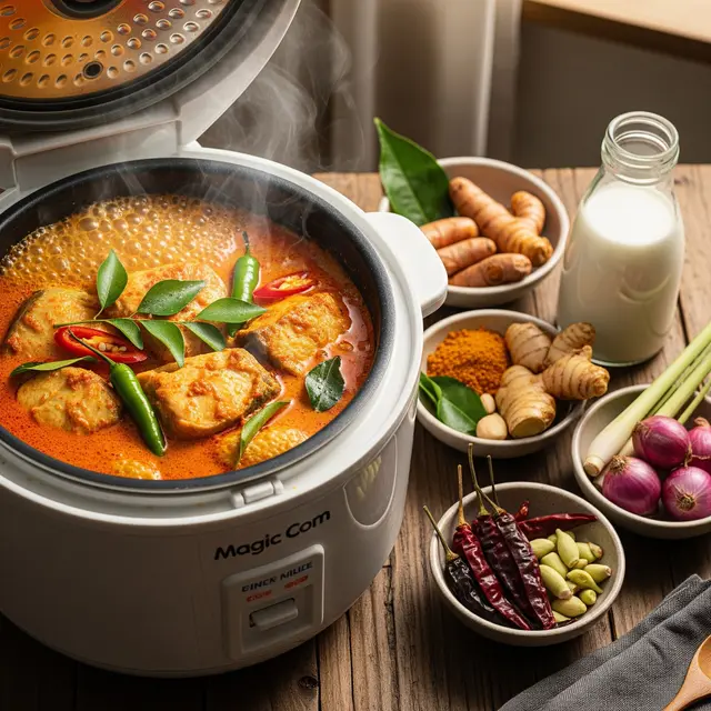 Resep Gulai Ikan Padang Pakai Magic Com