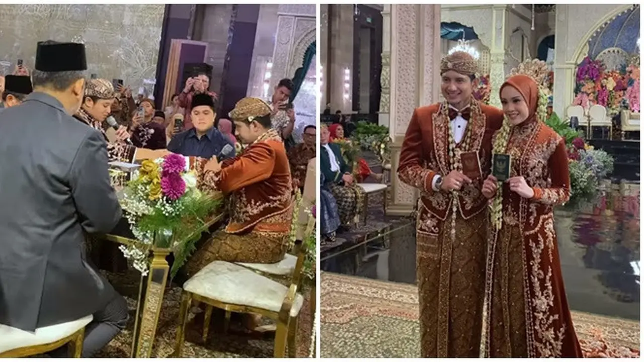 6 Potret Akad Nikah Chand Kelvin dan Dea Sahirah, Mahar 77 Gram Logam Mulia