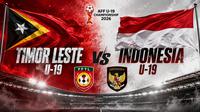 Ilustrasi Timnas Timor Leste U-19 vs Timnas Indonesia U-19, Piala AFF U-19 2026. (Foto by ChatGPT)