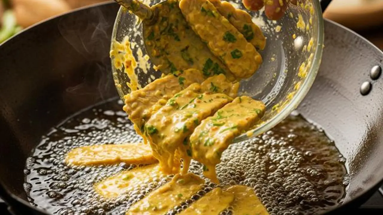 Resep Tempe Goreng Renyah (Ilustrasi AI)