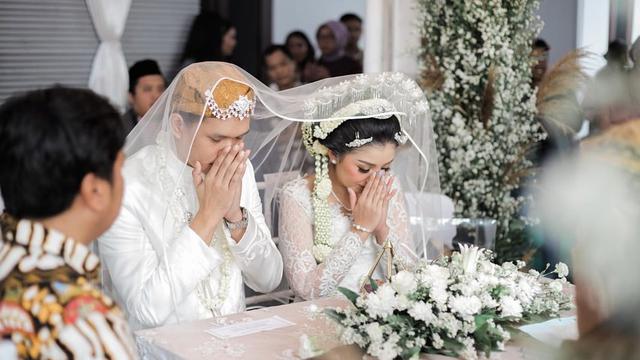 Potret akad nikah dari Giannirma Gavrila dan Janed Kharisma