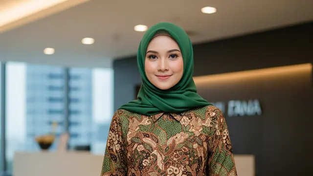 Model Gamis Batik Simpel untuk Ibu-ibu PKK
