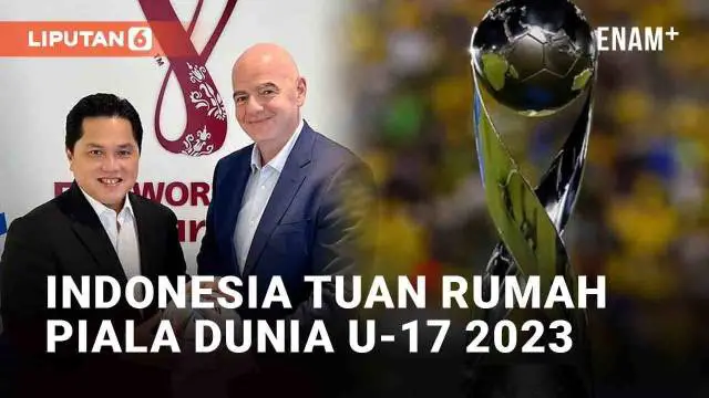 Masyarakat Indonesia dikejutkan dengan kabar bahagia dari dunia sepak bola. FIFA resmi menunjuk Indonesia menjadi tuan rumah Piala Dunia U-17. Kepastian diumumkan pada Jumat (24/6/2023) malam waktu Indonesia.