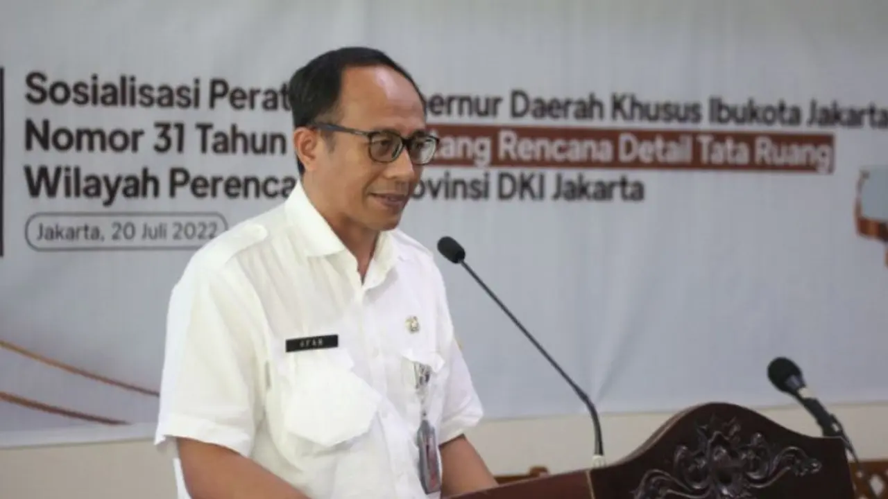 Asisten Pembangunan dan Lingkungan Hidup Sekretaris Daerah Provinsi DKI Jakarta, Afan Adriansyah Idris.