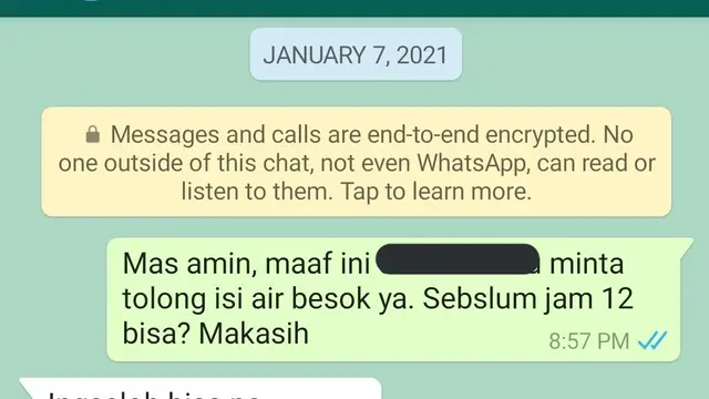 6 Chat Kocak Pembeli dan Penjual Air Galon Ini Absurd Bikin Tepuk Jidat