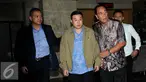 Richard Halim Kusuma usai menjalani pemeriksaan KPK, Jakarta, Selasa (21/6). Richard diperiksa sebagai saksi atas kasus yang melibatkan M. Sanusi. (Liputan6.com/Helmi Afandi)