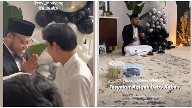 Seminggu Usai Lahiran, Ini 6 Momen Dinda Hauw dan Rey Gelar Akikah Anak Kedua