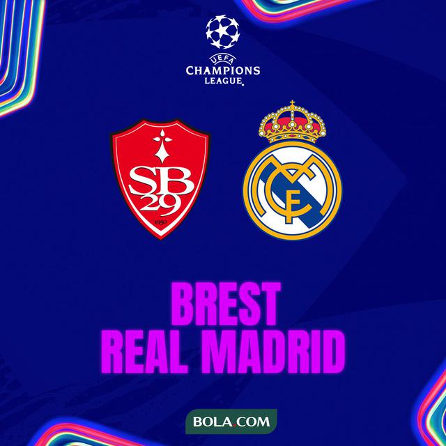 Liga Champions - Brest Vs Real Madrid