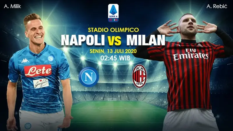 Napoli vs AC Milan - Liga Italia