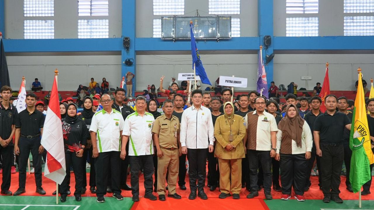 Waketum II PBSI Jaktim Harap Kejuaraan Kota Cetak Atlet Muda Berbakat