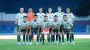 Pemain Timnas Indonesia U-22 saat melawan Filipina U-22 pada laga Grup C SEA Games 2025 di 700th Anniversary Stadium, Senin (8/12/2025). (Bola.com/Bagaskara Lazuardi)