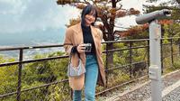Fuji Liburan ke Jepang (Foto: instagram fuji_an)