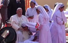 Pesan Paus Fransiskus di Timor Leste: Sayangi Anak Terlantar dan Penyandang Disabilitas