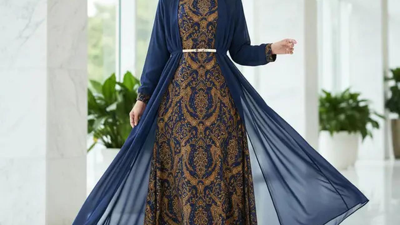 7 Model Gamis Terbaru Batik Kombinasi Sifon, Tampil Anggun dan Elegan di Setiap Acara