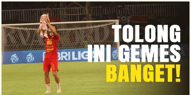 VIDEO: Gemes Banget! Rizky Ridho Bermain dengan Anak Witan Sulaeman Setelah Laga Persija Vs Persik